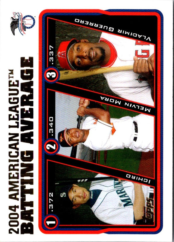 2005 Topps Ichiro Suzuki/Melvin Mora/Vladimir Guerrero #337