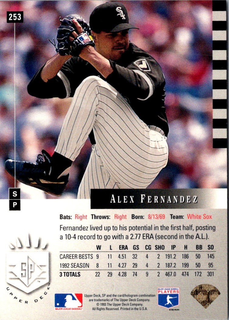 1993 SP Alex Fernandez