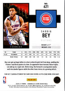 2020 Panini Chronicles Saddiq Bey