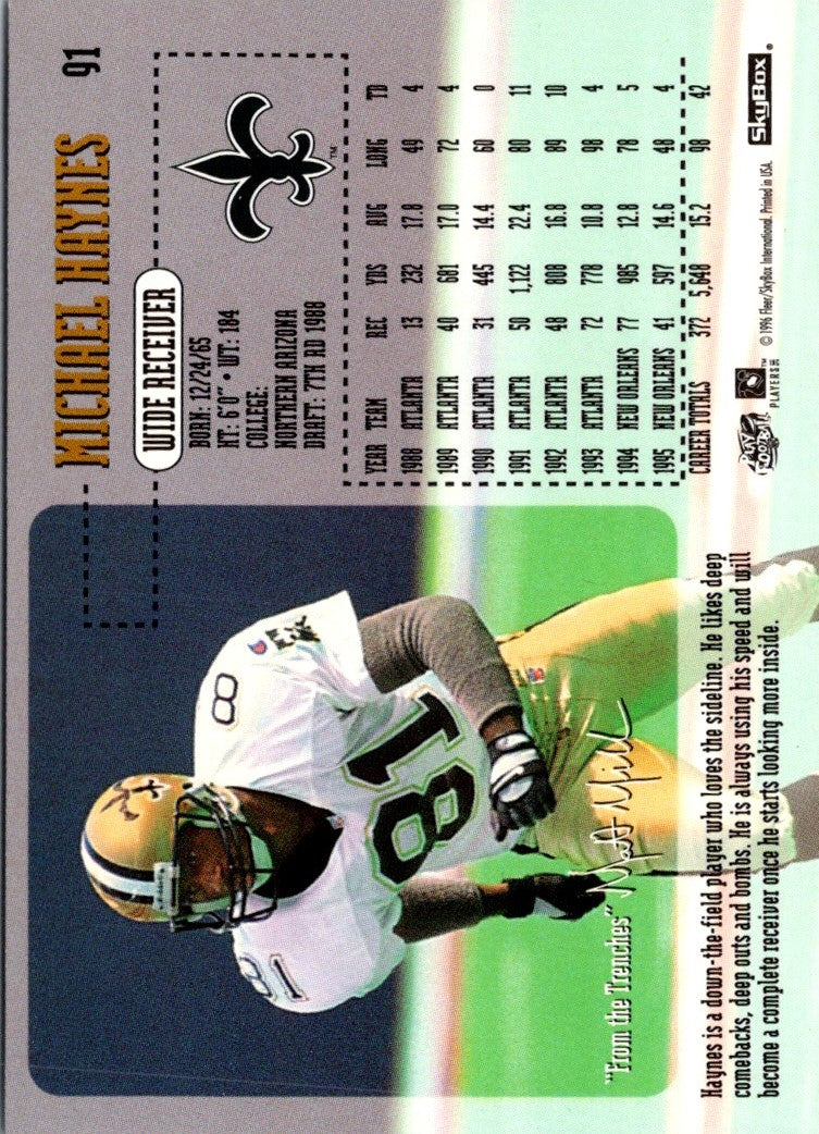 1996 SkyBox Impact Michael Haynes