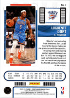 2022 Panini Contenders Season Ticket Luguentz Dort #7