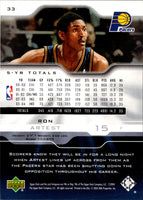 2004 Upper Deck Pro Sigs Ron Artest #33