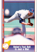 1991 Pacific Nolan Ryan Texas Express I The Fast Ball Grip