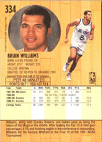 1991 Fleer Brian Williams #334 Rookie