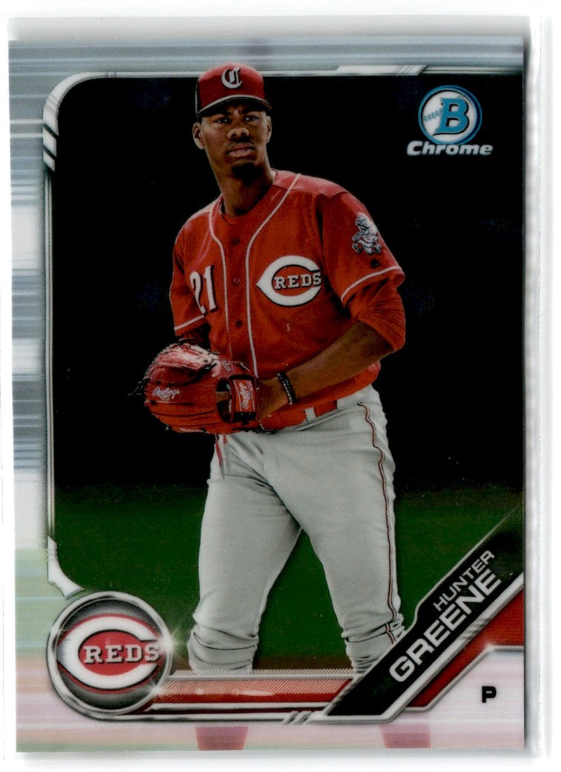 2019 Bowman Chrome Prospects Hunter Greene