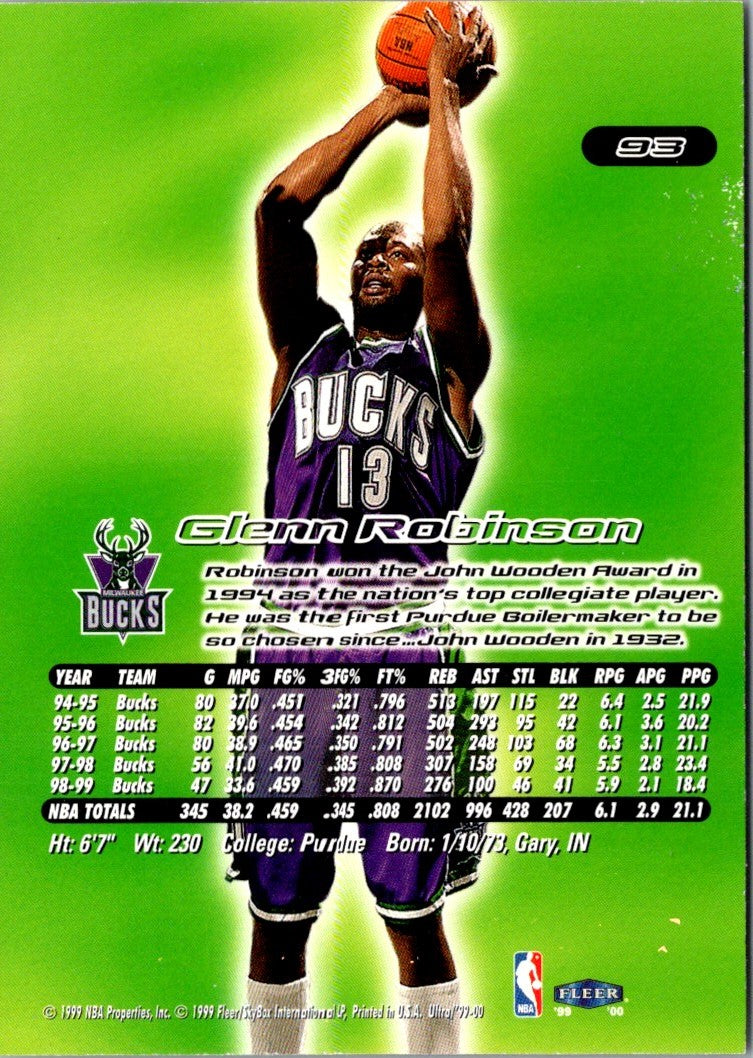 1999 Ultra Glenn Robinson