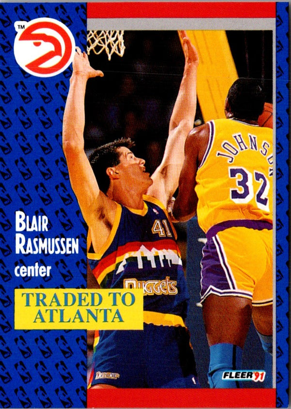 1991 Fleer Blair Rasmussen #52