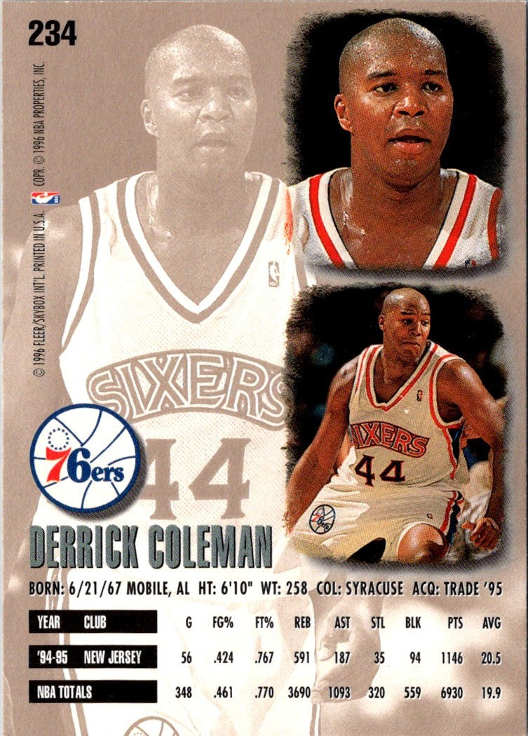 1995 Ultra Derrick Coleman