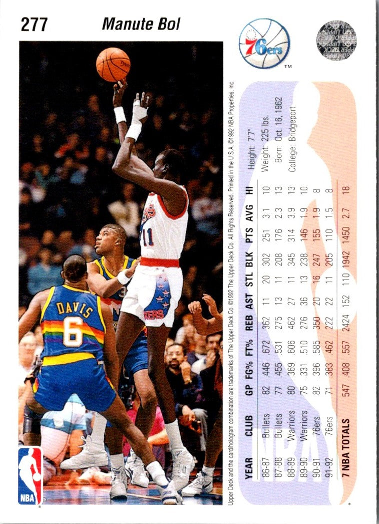 1992 Upper Deck Manute Bol