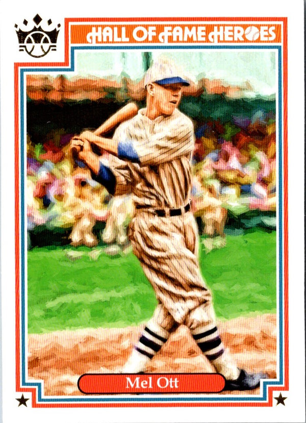 2019 Panini Diamond Kings Hall of Fame Heroes Mel Ott #HH-9