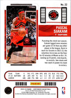 2022 Panini Contenders Game Ticket Red Pascal Siakam #22