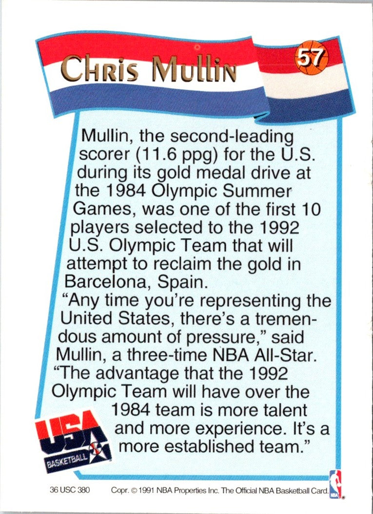 1991 Hoops McDonald's Chris Mullin