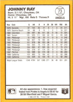 1990 Donruss Best of the AL Johnny Ray #73