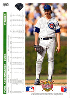 1992 Upper Deck Gold Hologram Paul Assenmacher #590