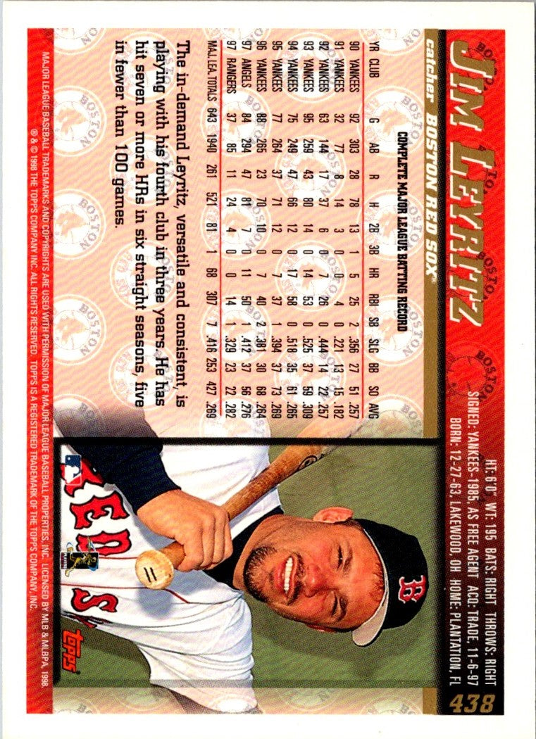 1998 Topps Jim Leyritz