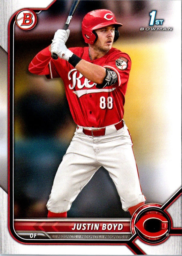 2022 Bowman Draft Baseball Justin Boyd #BD-13 Rookie