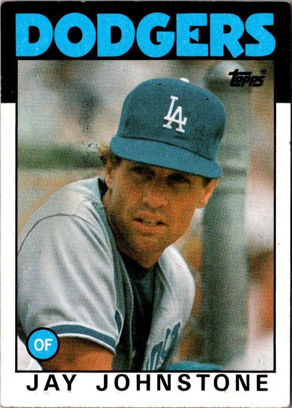 1986 Topps Jay Johnstone #496