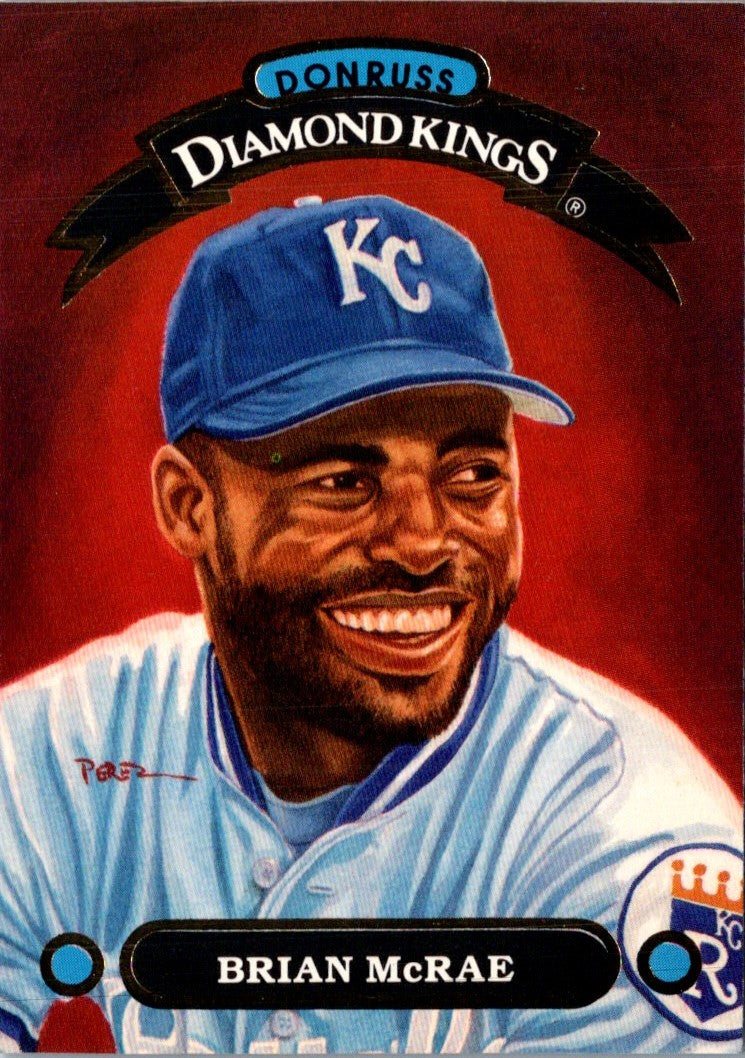 1992 Donruss Diamond Kings Brian McRae