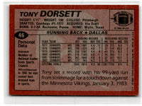 1983 Topps Tony Dorsett #46