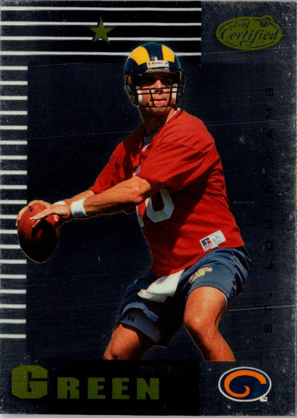 1999 Leaf Certified Trent Green #90