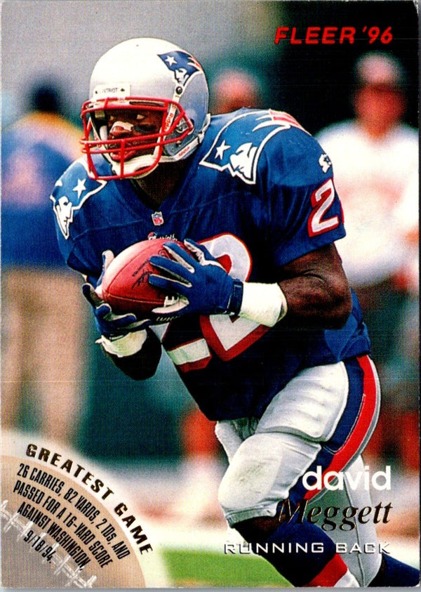 1996 Fleer Dave Meggett #85