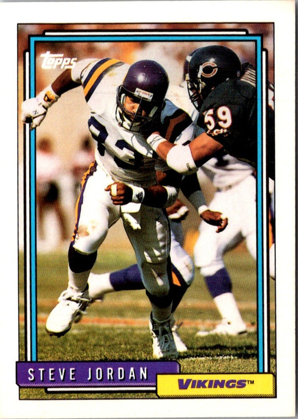 1992 Topps Steve Jordan #324