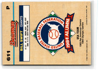 1992 Bowman Bill Swift #611