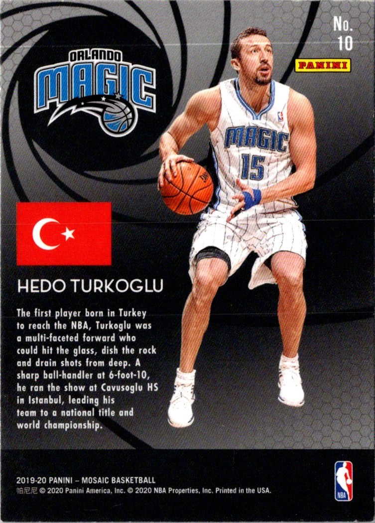 2019 Panini Mosaic International Men of Mastery Hedo Turkoglu