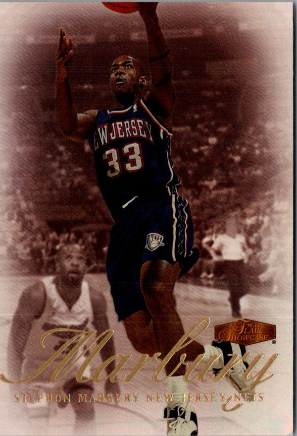 1999 Flair Showcase Stephon Marbury #80