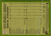2020 Topps Heritage Strasburg Deals In Win! #332