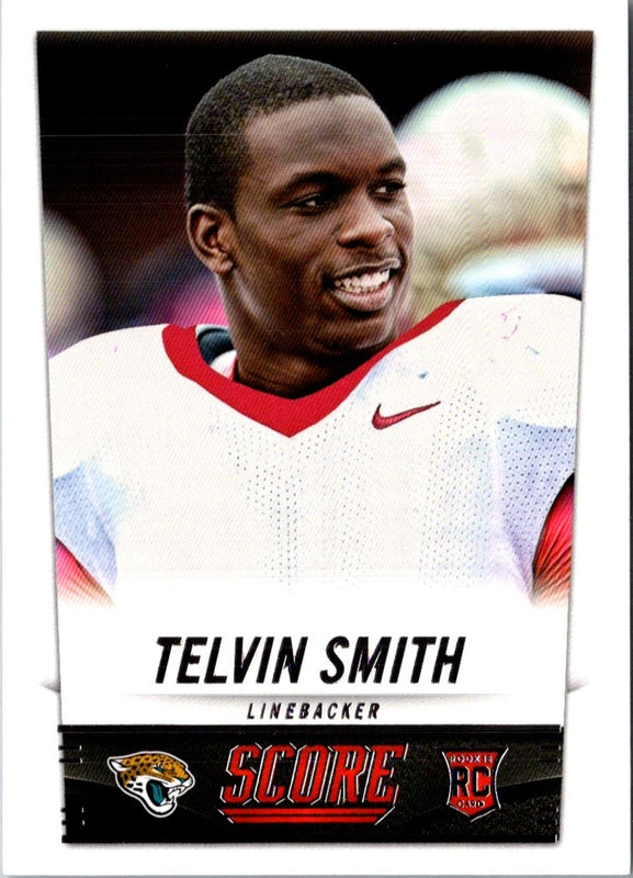 2014 Score Telvin Smith #427 Rookie