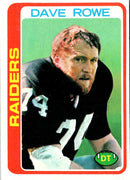1978 Topps Dave Rowe