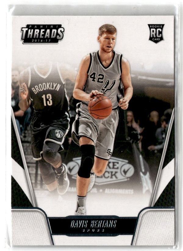 2016 Panini Threads Davis Bertans #173 Rookie