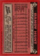 1986 Topps Randy Hunt