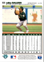 1995 Collector's Choice Mike Gallego #533