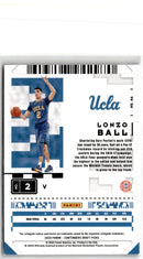 2020 Panini Contenders Draft Picks Ticket Lonzo Ball