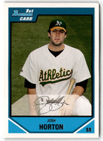 2007 Bowman Draft Picks & Prospects Chrome Josh Horton #BDPP46
