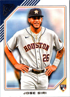 2022 Topps Gallery Jose Siri #88 Rookie