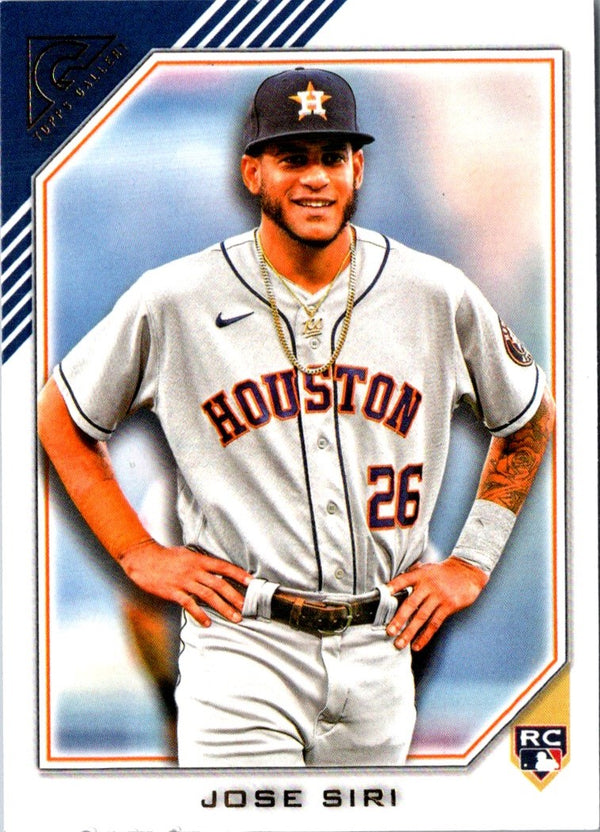 2022 Topps Gallery Jose Siri #88 Rookie