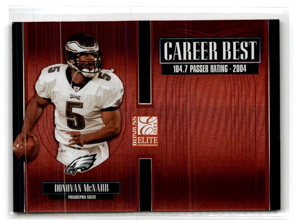 2005 Donruss Elite Career Best Red Donovan McNabb #CB-16 0229/1000