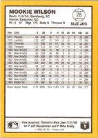 1990 Donruss Best of the AL Mookie Wilson #28