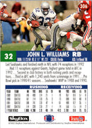 1993 SkyBox Impact Color Foils John L. Williams