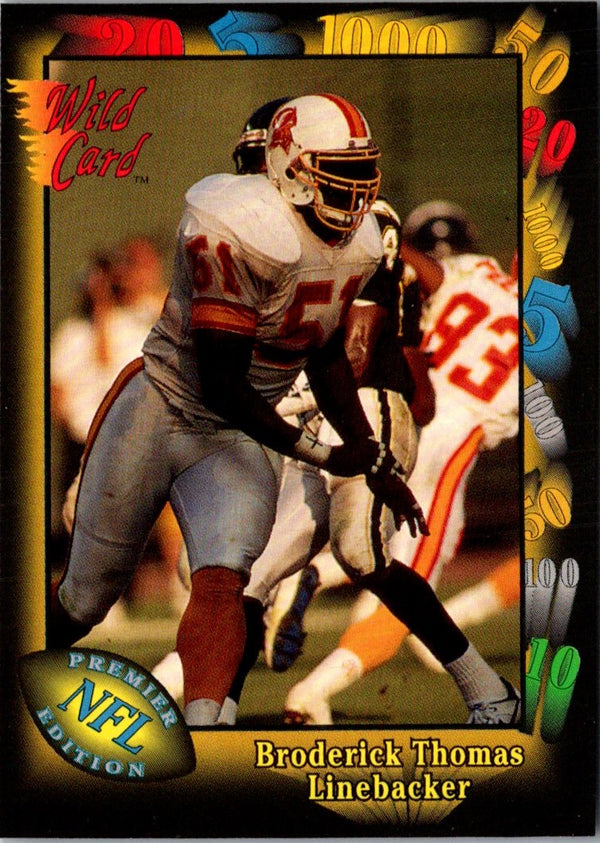 1991 Wild Card Broderick Thomas #42