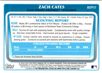 2011 Bowman Chrome Prospects Zach Cates #BCP117