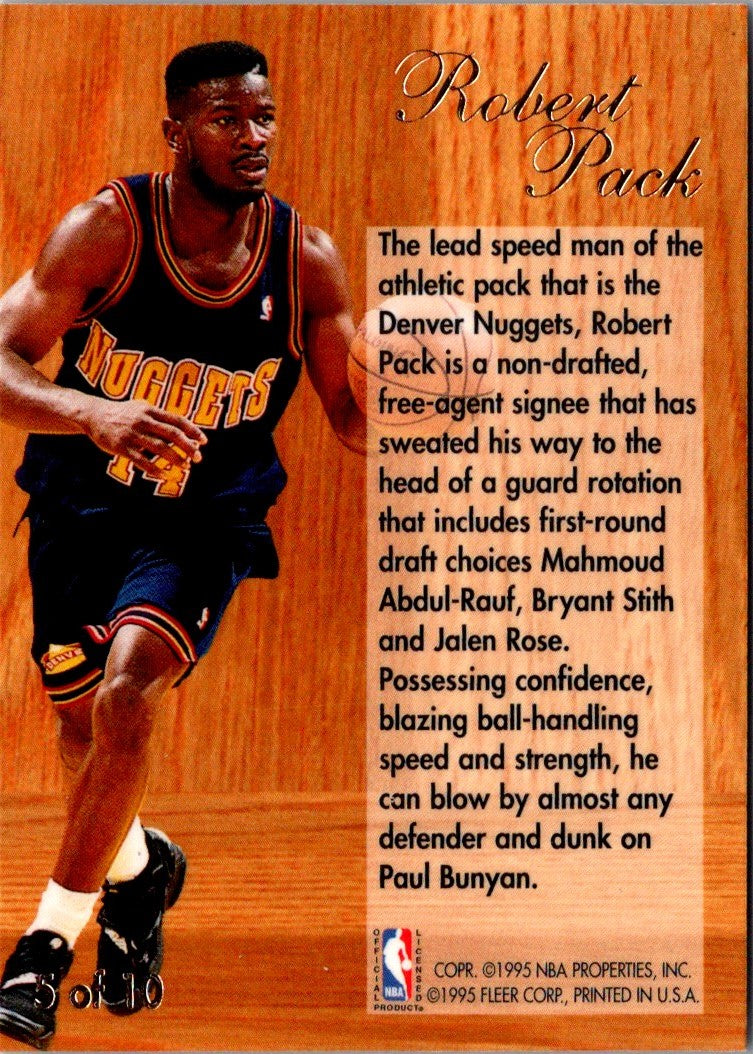 1995 Fleer Robert Pack