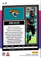 2022 Score Josh Allen #23