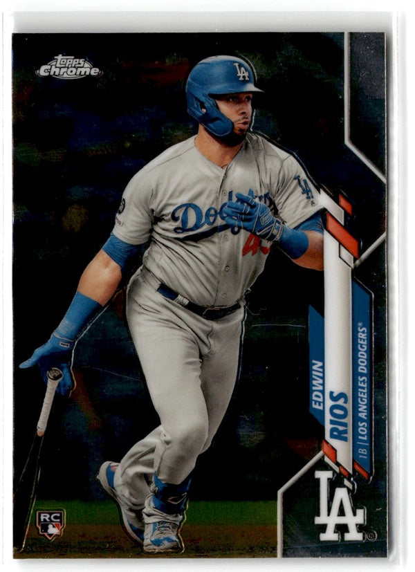 2020 Topps Chrome Edwin Rios #95 Rookie