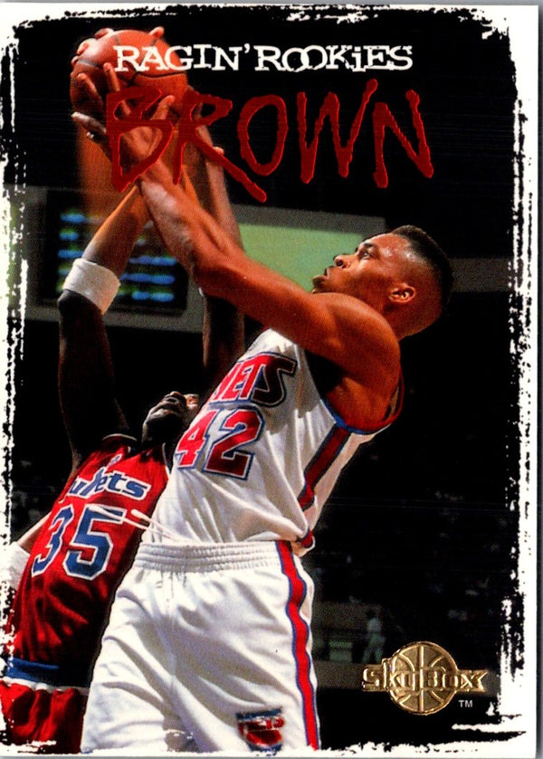 1994 SkyBox Ragin' Rookies P.J. Brown #RR17