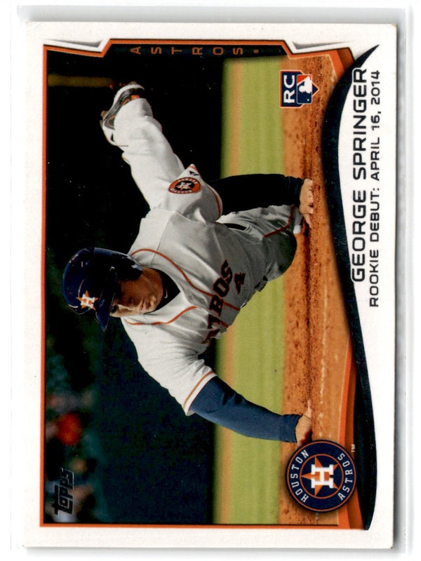 2014 Topps Update George Springer #US-210 Rookie