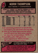 1977 Topps Norm Thompson